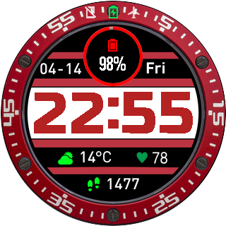 华米跃我Amazfit Pace, Stratos手表表盘