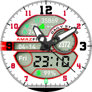 华米跃我Amazfit Pace, Stratos手表表盘