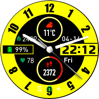 华米跃我Amazfit Pace, Stratos手表表盘