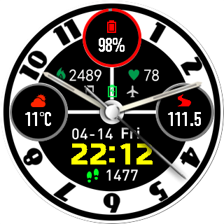 华米跃我Amazfit Pace, Stratos手表表盘