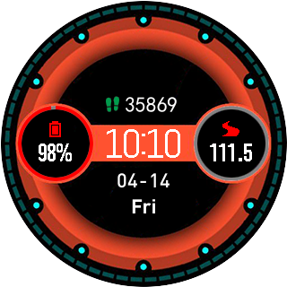华米跃我Amazfit Pace, Stratos手表表盘
