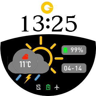 华米跃我Amazfit Pace, Stratos手表表盘