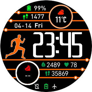华米跃我Amazfit Pace, Stratos手表表盘
