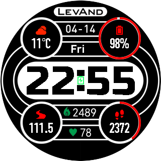 华米跃我Amazfit Pace, Stratos手表表盘
