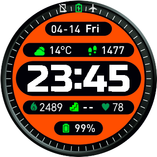 华米跃我Amazfit Pace, Stratos手表表盘