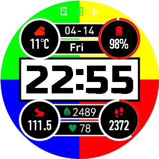 华米跃我Amazfit Pace, Stratos手表表盘