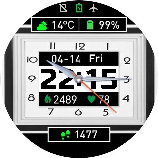 华米跃我Amazfit Pace, Stratos手表表盘