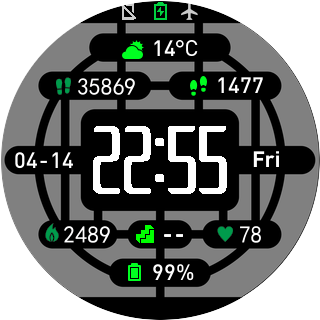 华米跃我Amazfit Pace, Stratos手表表盘