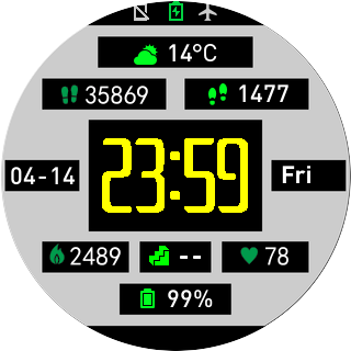 华米跃我Amazfit Pace, Stratos手表表盘