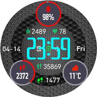 华米跃我Amazfit Pace, Stratos手表表盘