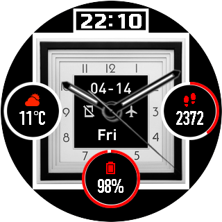 华米跃我Amazfit Pace, Stratos手表表盘