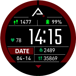 华米跃我Amazfit Pace, Stratos手表表盘