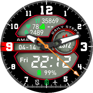 华米跃我Amazfit Pace, Stratos手表表盘
