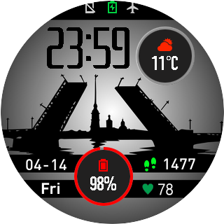 华米跃我Amazfit Pace, Stratos手表表盘