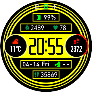 华米跃我Amazfit Pace, Stratos手表表盘