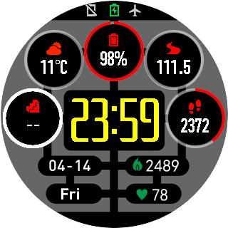 华米跃我Amazfit Pace, Stratos手表表盘