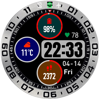 华米跃我Amazfit Pace, Stratos手表表盘