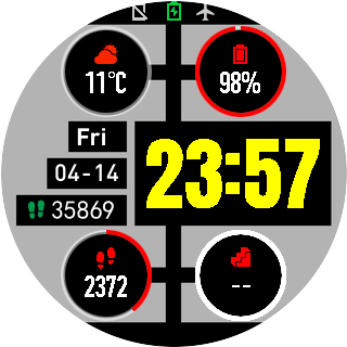 华米跃我Amazfit Pace, Stratos手表表盘