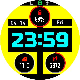 华米跃我Amazfit Pace, Stratos手表表盘