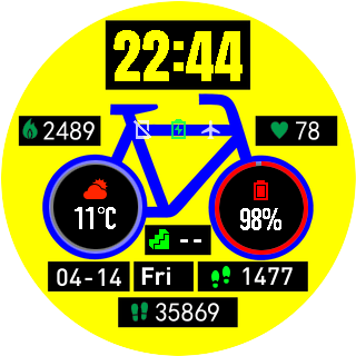 华米跃我Amazfit Pace, Stratos手表表盘