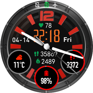 华米跃我Amazfit Pace, Stratos手表表盘