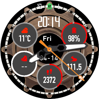 华米跃我Amazfit Pace, Stratos手表表盘