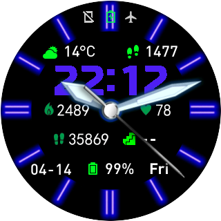 华米跃我Amazfit Pace, Stratos手表表盘