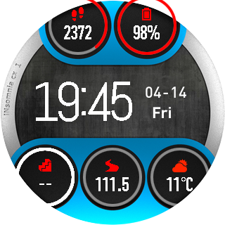华米跃我Amazfit Pace, Stratos手表表盘
