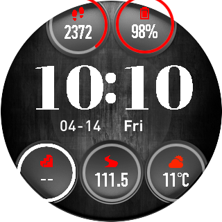 华米跃我Amazfit Pace, Stratos手表表盘