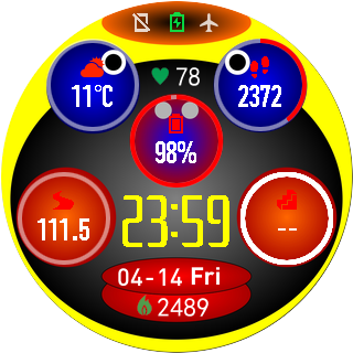 华米跃我Amazfit Pace, Stratos手表表盘