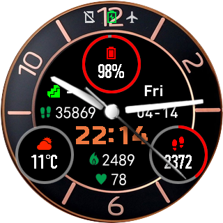 华米跃我Amazfit Pace, Stratos手表表盘