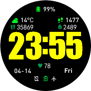 华米跃我Amazfit Pace, Stratos手表表盘