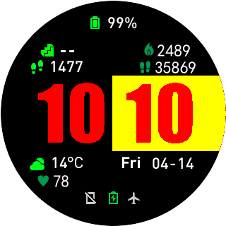 华米跃我Amazfit Pace, Stratos手表表盘