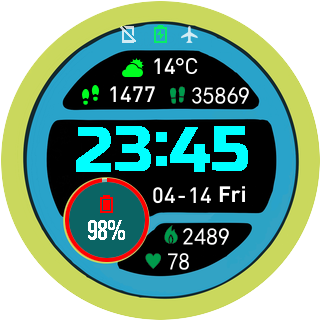 华米跃我Amazfit Pace, Stratos手表表盘