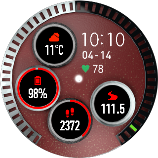 华米跃我Amazfit Pace, Stratos手表表盘