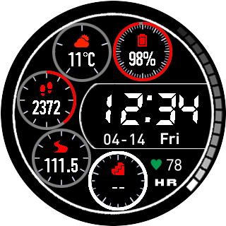 华米跃我Amazfit Pace, Stratos手表表盘