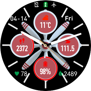 华米跃我Amazfit Pace, Stratos手表表盘
