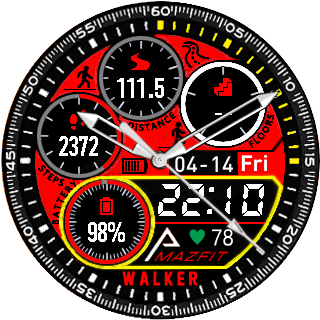 华米跃我Amazfit Pace, Stratos手表表盘