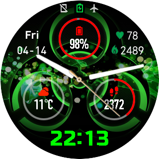 华米跃我Amazfit Pace, Stratos手表表盘