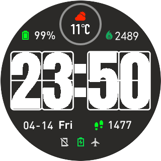 华米跃我Amazfit Pace, Stratos手表表盘