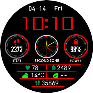 华米跃我Amazfit Pace, Stratos手表表盘