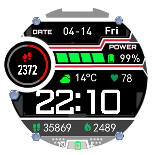 华米跃我Amazfit Pace, Stratos手表表盘