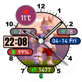 华米跃我Amazfit Pace, Stratos手表表盘