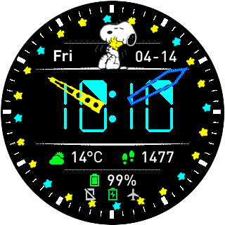 华米跃我Amazfit Pace, Stratos手表表盘