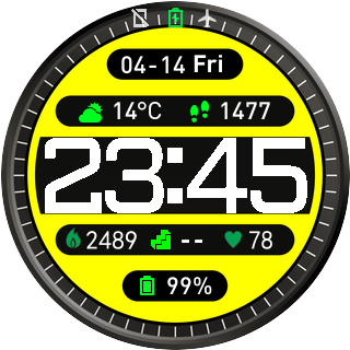 华米跃我Amazfit Pace, Stratos手表表盘