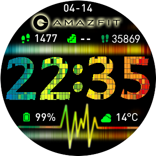 华米跃我Amazfit Pace, Stratos手表表盘