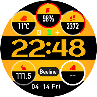 华米跃我Amazfit Pace, Stratos手表表盘