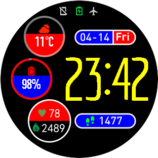 华米跃我Amazfit Pace, Stratos手表表盘