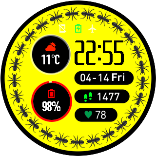 华米跃我Amazfit Pace, Stratos手表表盘