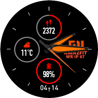 华米跃我Amazfit Pace, Stratos手表表盘